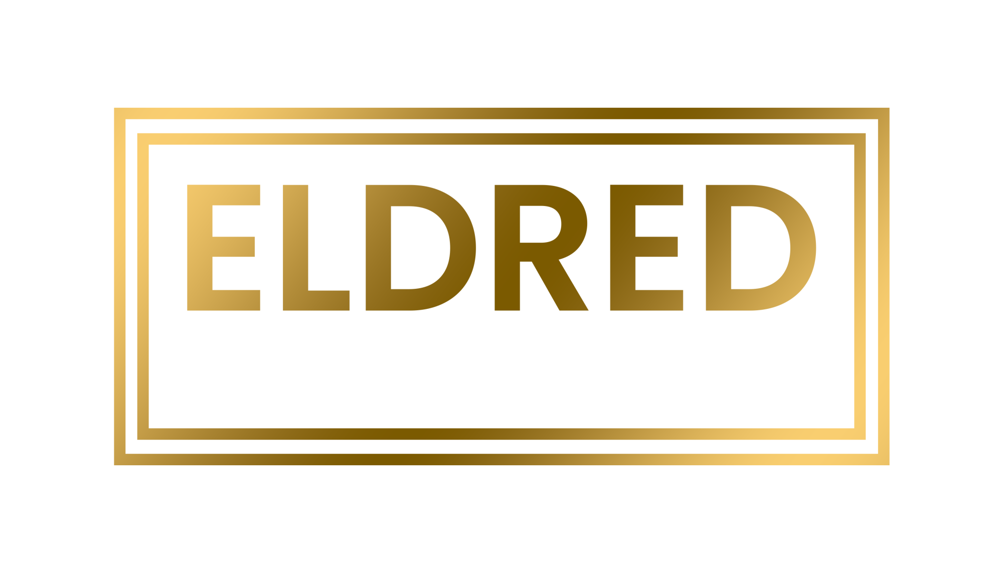 Eldred electrical services logo in gold